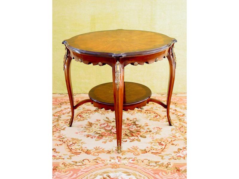 Tavolini in bois de rose e bronzi stile impero